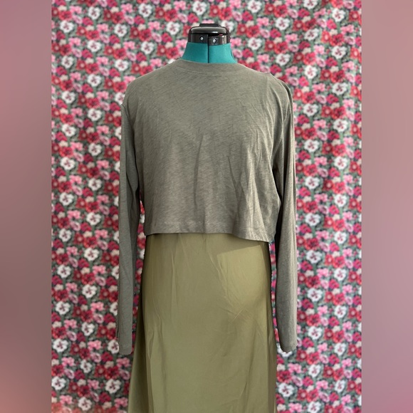 All Saints Olive Green Dress Set - Picture 6 of 16
